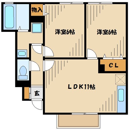 GLORY VICTOIREの物件間取画像